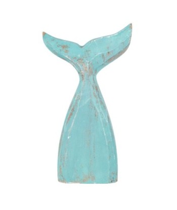 Cola Ballena Decorativa de Pino para Hogar, Figura Marinera Ideal para Decoración Náutica y Regalos Originales