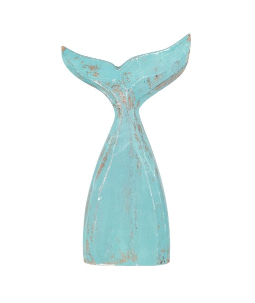 Cola Ballena Decorativa de Pino para Hogar, Figura Marinera Ideal para Decoración Náutica y Regalos Originales