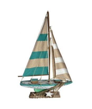 Barco Velero de Madera, Decoración Náutica para Hogar, Modelo de Colección Marítima, Regalo Ideal para Amantes