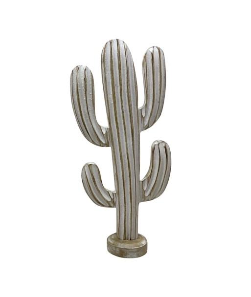 Cactus Pequeño Decorativo de Madera para Hogar, Planta Sostenible Ideal para Regalos y Decoración de Interiores