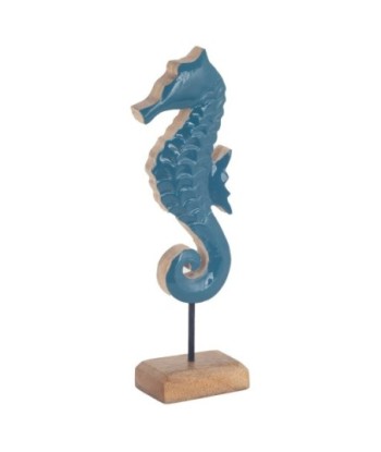 Caballito de Mar Decorativo de Madera para Estilo Náutico en Casa, Figura Marinera Ideal como Regalo Original