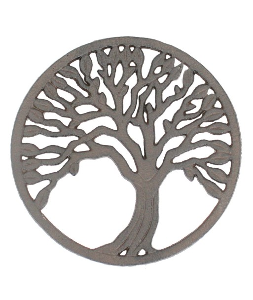 Salvamantel Arbol Rústico Hierro Fundido Cocina Decorativo Resistente