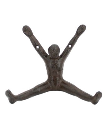 Percha figura humana decorativa para pared