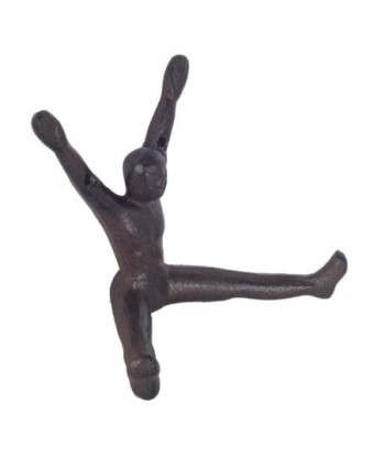 Percha figura humana decorativa para pared