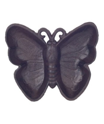 Bandeja mariposa decorativa de hierro colado vintage para cocina, sala de estar y comedor