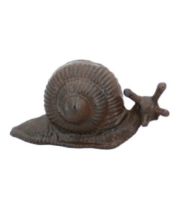 Figura de Caracol de Hierro Colado para Decoración Rústica