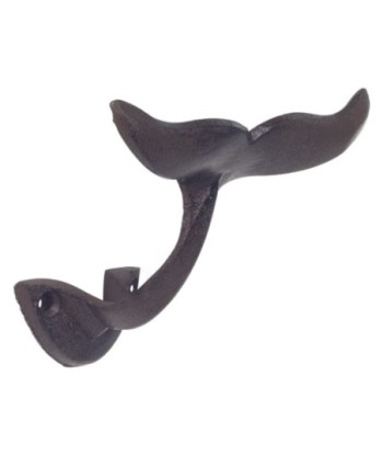 Percha Cola Ballena Decorativa Hierro Colado Rustica para Pared