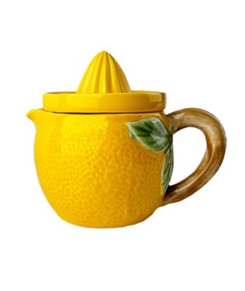 Exprimidor de Limón Cerámico Amarillo, Ideal para Cocina, Práctico y Elegante, Perfecto para Exprimir Cítricos