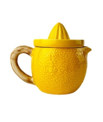 Exprimidor de Limón Cerámico Amarillo, Ideal para Cocina, Práctico y Elegante, Perfecto para Exprimir Cítricos