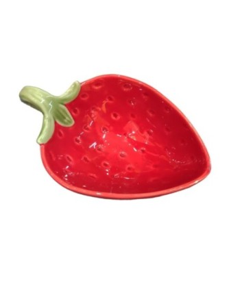 Cuenco Fresa de Cerámica para Cocina, Ideal para Postres y Frutas, Diseño Colorido y Divertido, Perfecto para