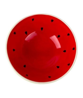 Cuenco de Cerámica Sandía para Cocina, Ideal para Ensaladas, Aperitivos, Postres y Decoración de Mesa