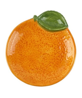 Plato Naranja Cerámica para Cocina, Ideal para Decoración y Presentación de Comidas, Diseño Elegante y Funcional