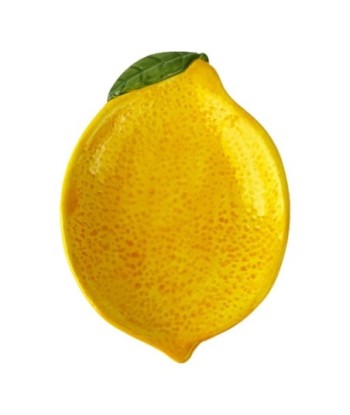 Plato de Cerámica Limon Pequeño para Cocina, Decoración y Presentación de Alimentos, Ideal para Eventos y Uso