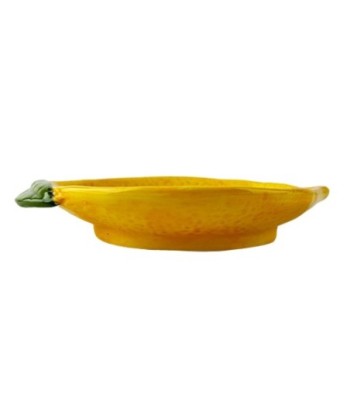 Plato de Cerámica Limon Pequeño para Cocina, Decoración y Presentación de Alimentos, Ideal para Eventos y Uso