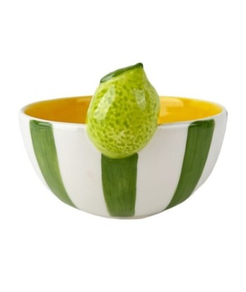 Cuenco Limón Cerámica Verde para Cocina, Ideal para Ensaladas, Aperitivos y Decoración de Mesa