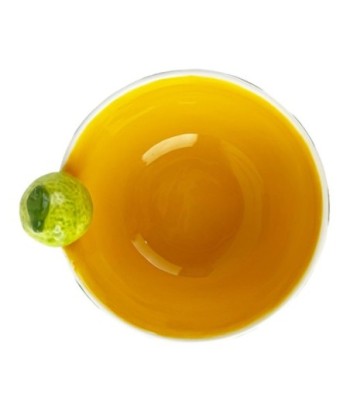 Cuenco Limón Cerámica Verde para Cocina, Ideal para Ensaladas, Aperitivos y Decoración de Mesa