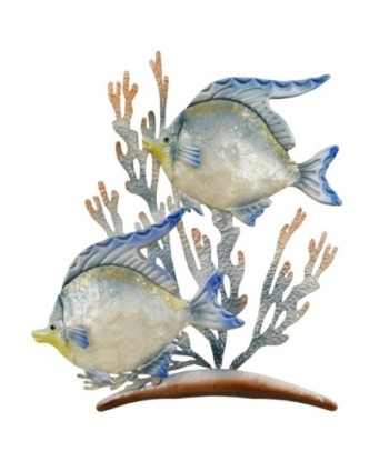 Adorno de Pared Peces en Metal para Decoración Náutica y Marinera, Ideal para Salas y Espacios Acuáticos, 53