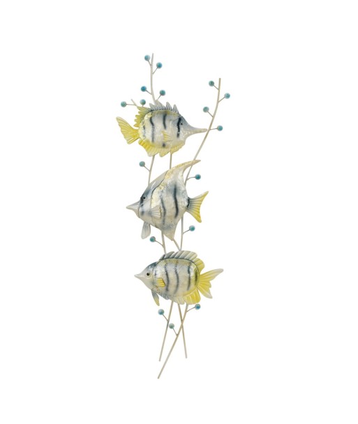 Adorno de Pared Peces en Metal para Decoración Náutica y Marinera, Aplique de Pared Original para Hogar y Oficina