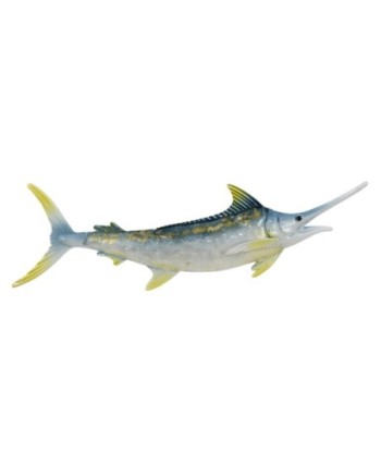 Adorno de Pared Pez Espada Metalizado para Decoración Náutica y Marinera, Estilo Marítimo, 50 cm