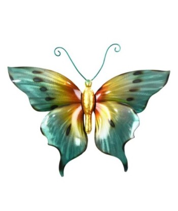 Adorno Pared Mariposa Mediana Tropical Metal Decoración Hogar