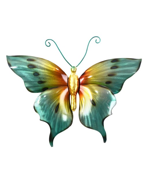 Adorno Pared Mariposa Mediana Tropical Metal Decoración Hogar