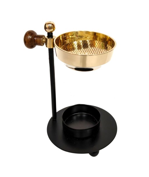 Quemador de Incienso Elegante para Aromaterapia, Portaincienso de Latón Ideal para Relajación y Meditación en