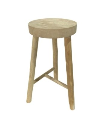 Taburete de madera natural para decorar tu hogar con estilo y comodidad