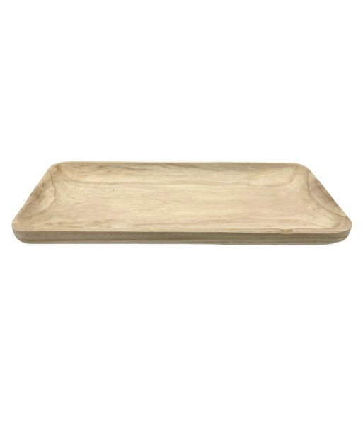 Bandeja de madera natural para servir alimentos y decorar tu hogar