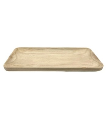 Bandeja de madera natural para servir alimentos y decorar tu hogar