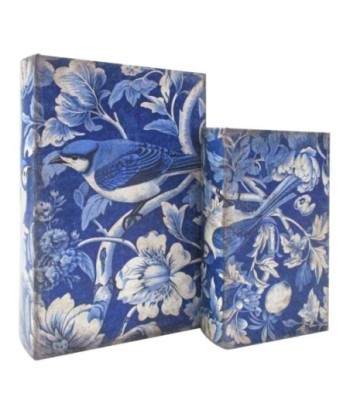 Caja libro pájaro decorativa 2 unidades