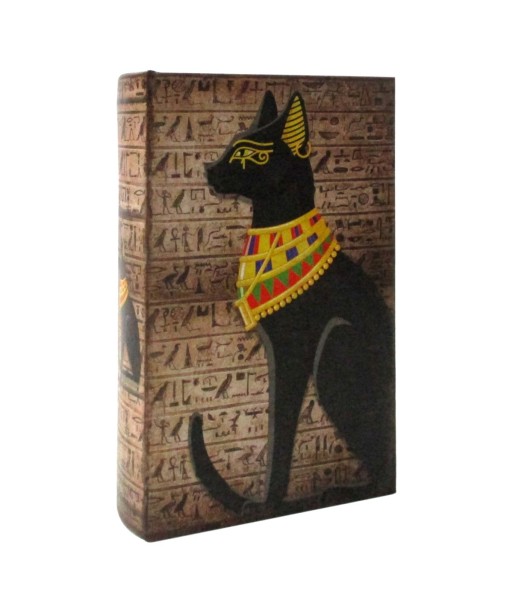 Caja libro gato decorativa para amantes de los felinos