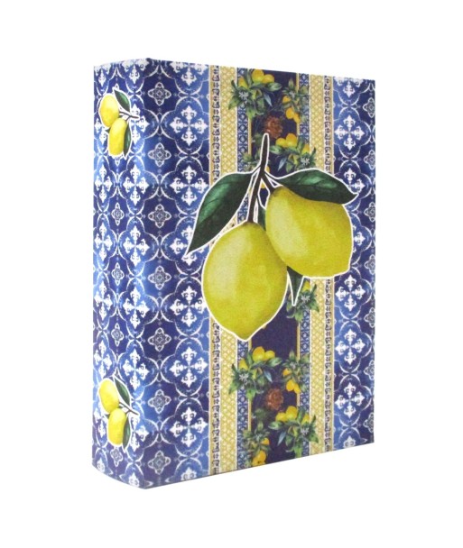 Caja Libro Limones Decorativa Vintage para Almacenaje y Decoración