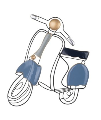 Adorno pared vintage estilo Vespa decorativo para hogar y oficina