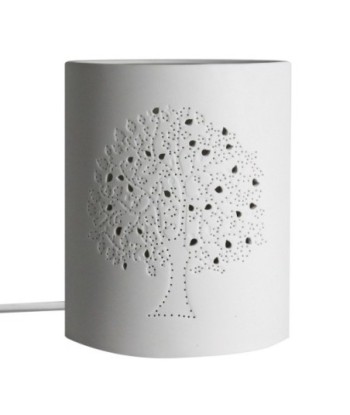 Lámpara Árbol de la Vida Bohemio Blanco Porcelana