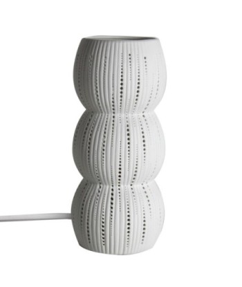 Lámpara Bohemio Blanco Porcelana 28 cm