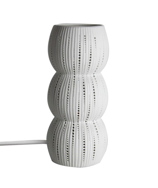 Lámpara Bohemio Blanco Porcelana 28 cm