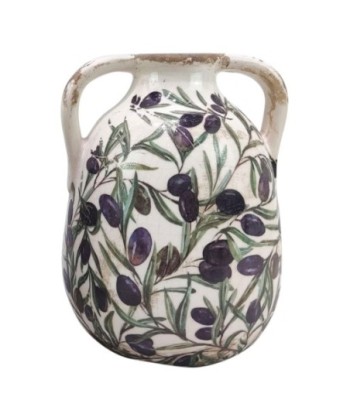 Jarrón de Aceitunas Pequeño Ideal para Decorar tu Hogar con Estilo Mediterráneo