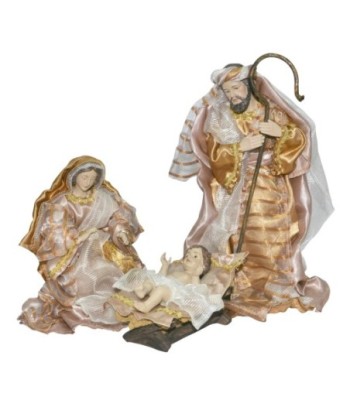 Nacimiento 3 pcs. Decoración Navidad Resina Dorado 30 cm