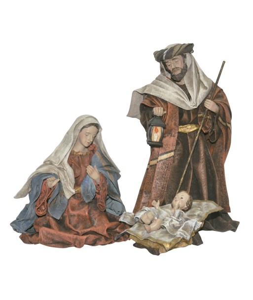 Nacimiento 3 piezas para decoración navideña en resina de alta calidad