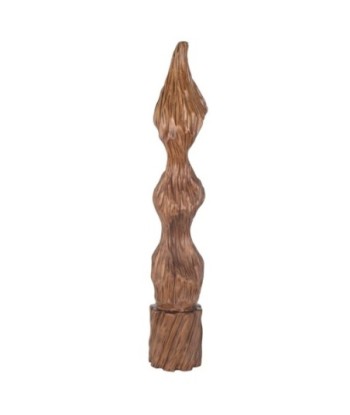 Escultura tronco de madera tallada a mano para decoración rústica y natural en el hogar