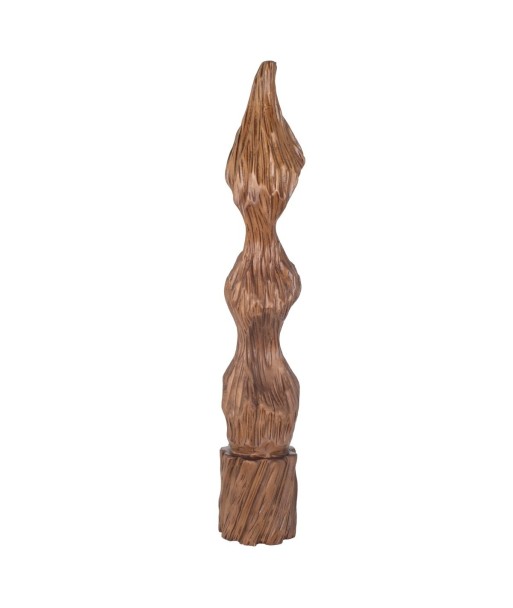 Escultura tronco de madera tallada a mano para decoración rústica y natural en el hogar