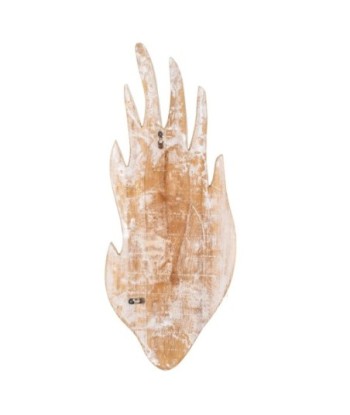 Adorno de Pared Étnico de Madera Marrón 72 cm