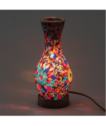 Lámpara de Mosaico India Azul - Decoración Exótica para tu Hogar