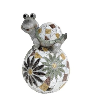Figura de Tortuga Ext - Decoración Rustica para Hogar y Jardín