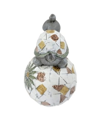 Figura de Tortuga Ext - Decoración Rustica para Hogar y Jardín