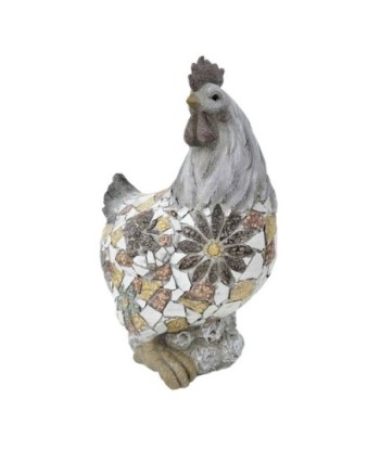 Figura de Gallo Extensión de Decoración Rústica para Hogar y Jardín