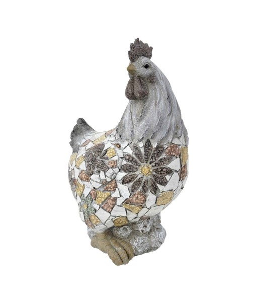 Figura de Gallo Extensión de Decoración Rústica para Hogar y Jardín