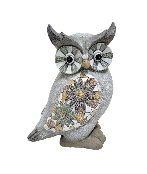 Figura Búho Decorativo Rustico para Hogar y Jardín