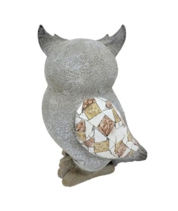 Figura Búho Decorativo Rustico para Hogar y Jardín