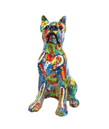 Figura de Perro Verde Resina Decorativa para Hogar y Oficina